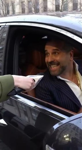 Bentley Millionaire Screams Chicken Road Phrase at Reporter