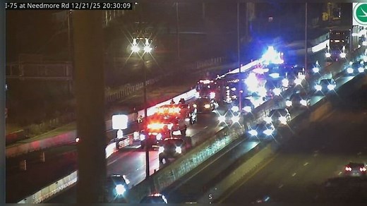 All lanes back open after crash on I-75 NB in Montgomery County