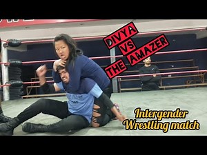 Intergender Wrestling | DivYa vs Th Amazer | Practice Match - 4