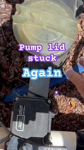 Hayward pool pump; Stuck lid pump - tool