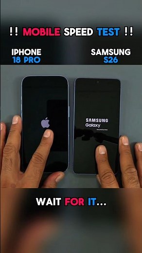 ⚡🚀 IPHONE 18 PRO VS SAMSUNG S26 SPEED TEST!!