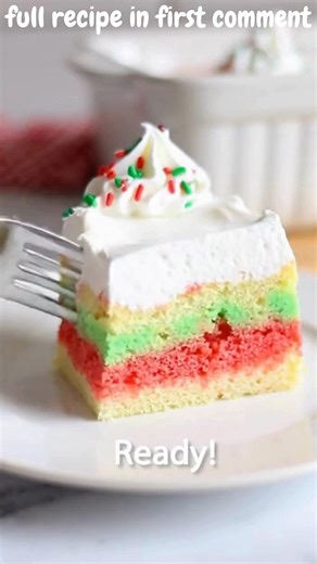 No-Bake Creamy Jell-O Poke Cake Cloudy Cream Jell-O Dream Poke Cake Delight Ingredients: 1 prepared vanilla or white sheet cake (9x13-inch, baked and cooled) 1 package (3 oz) strawberry or cherry Jell-O | Easy Recipes