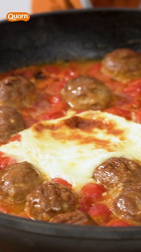 2.5K views · 79 reactions | Looking for easy meal inspo the whole family will enjoy? Then look no further! This veggie meatball bake is made with just 5 ingredients, it's lip-smackingly good and a true weeknight wonder. Hit the link below to view this simple recipe  https://fal.cn/3qggH | Quorn | Facebook