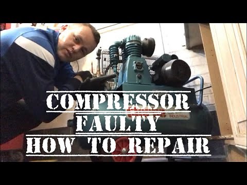No! Clarke Air Compressor Faulty Seized How To Repair, diagnosing Start up Capacitor