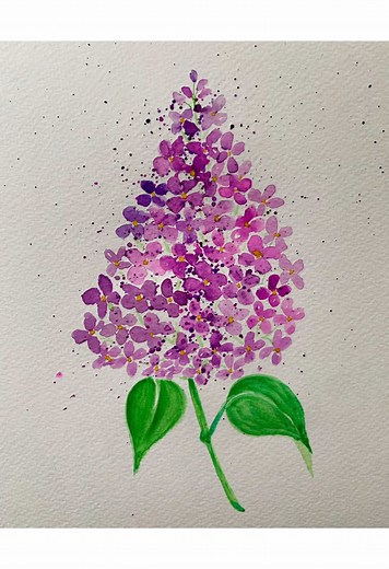 Easy Tutorial: Draw a Lilac Flower for Beginners