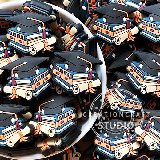 New Graduation Cap Book Shape Focal Beads,gift Beads,lanyard DIY - Etsy