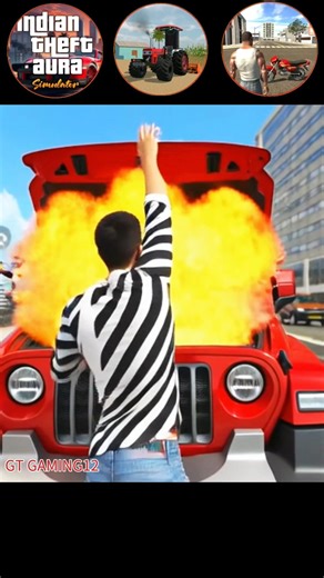 Car Bonnet Repair Challenge In ITAS Vs IVSD Vs IBD3D #shorts #gta #gaming