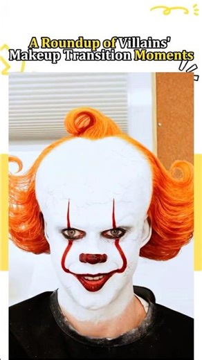A Roundup of Villains' Makeup Transformation Moments #StrangerThings #GameofThrones #It #shorts