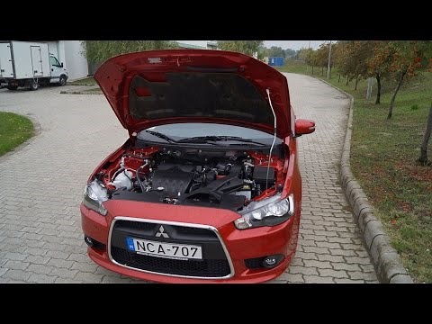 Mitsubishi Lancer - How to Open the Hood