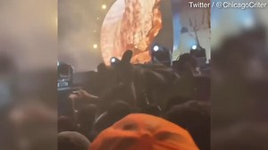 Travis Scott continues to sing as fan falls unconscious at Astroworld concert