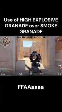 Got a kill with a HE grenade thrown over a smoke grenade!