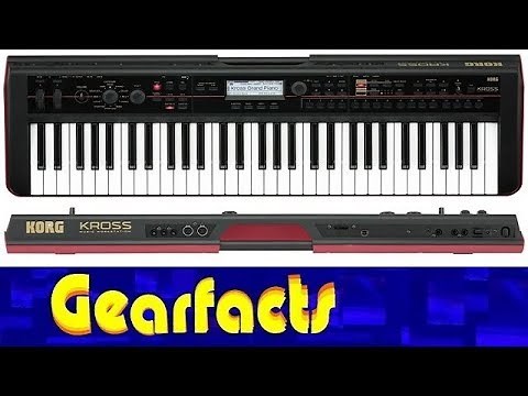 Korg Kross 61 demo and review. Direct recording. Nice machine!