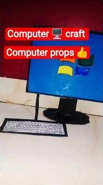 Computer Craft for School Project | Easy DIY Computer Model | Best Out of Waste Idea for Kids #cms