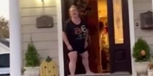 Middle-aged woman goes viral for ‘iconic’ anti-Trump crusade captured on video