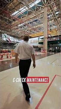 Behind the Scenes with Emirates Engineering as they Perform Maintenance on an A380
