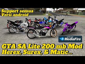 GTA SA Lite 200 mb Mod Herex, Surex, and Matic 2025