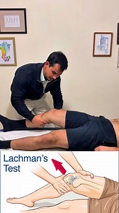 Teste de Lachman – Ligamento Cruzado Anterior (LCA) O teste de Lachman é um dos melhores testes clínicos para avaliar uma possível lesão do ligamento cruzado anterior do joelho. É realizado com o joelho ligeiramente fletido, onde se avalia o deslizamento da tíbia para a frente em relação ao fémur. 👉 O teste é considerado positivo quando existe: • Mais movimento comparado com o outro joelho • Sensação de instabilidade • Pode haver dor, dependendo da fase da lesão 📌 Em resumo: é um teste simples