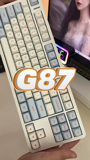 Phím cơ mạch xuôi giá rẻ G87 #keyboard #banphimco #banphimgaming #review | Đồ công nghệ