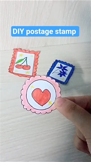 DIY postage stamp #diy #diycrafts