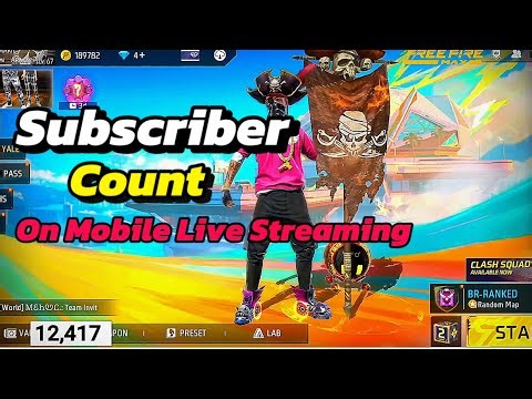 How To Add Live Subscriber Count On Mobile Live Stream || Live Subscribers Count कैसे लागए😱 ||