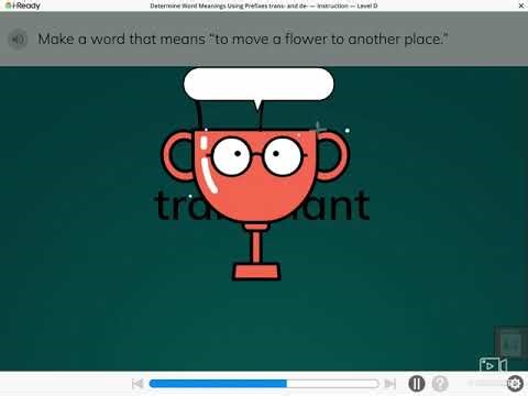 Determine Word Meaning Using Prefixes trans- and de-