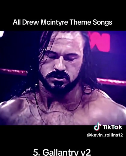 Drew McIntyre's Complete Entrance Theme Songs Collection