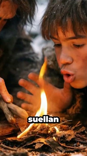 Neanderthal Children Surviving in the Forest