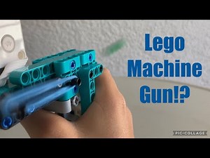 SIMPLE LEGO MACHINE GUN MECHANISM - Kian’s Bricks #lego #legomoc #legotechnic #kiansbricks