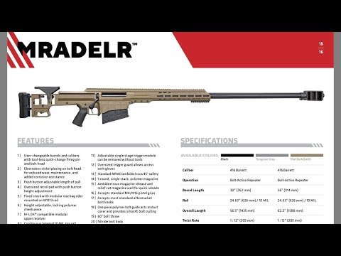 BARRETT MRADELR .416 BARRETT 1755 yards