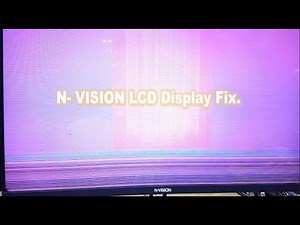 N- VISION Model XC24S Monitor LCD Display Fix.