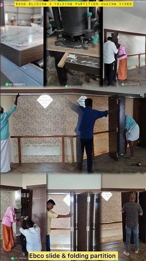 ebco sliding and folding partition making video | ebco sliding | ebco folding