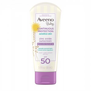 Aveeno Baby Zinc Oxide Mineral Sunscreen Lotion, SPF 50, 3 fl. oz
