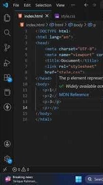 CSS - Last-Child Effect | Complete CSS Course #15 #shorts #coding #css #viral #trending