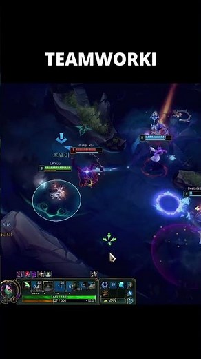 simple teamwork- LEAGUEOFLEGENDS #leagueoflegends #akali #shorts