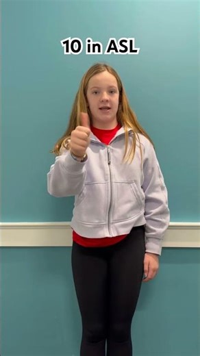 How to say 10 in ASL