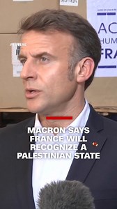 76K views · 1.6K reactions | French President Emmanuel Macron said France will recognize a Palestinian state in an announcement to the United Nations General Assembly in September. Israeli Prime Minister Benjamin Netanyahu has condemned the decision saying it "rewards terror and risks creating another Iranian proxy, just as Gaza became." https://cnn.it/3J18uWI | CNN | Facebook