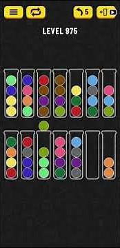 Ball Sort Puzzle - level 975