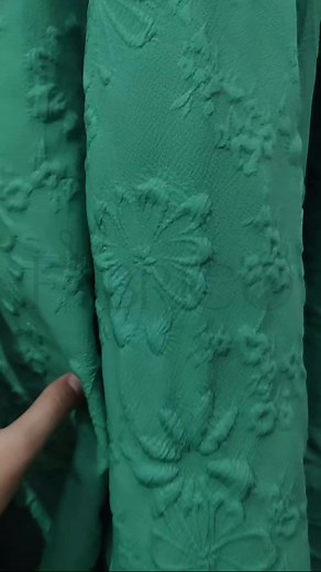 5K views · 14 reactions | Embossed Fabric  #embossedfabric #greenfabric #softfabric #texturedfabric #fabrico | Fabric'o | Facebook