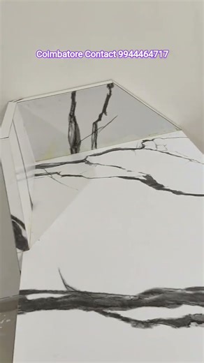 Design Table Manual Work Finish Marble Design Mica Pressing Outside Look