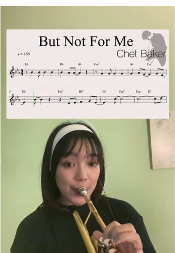But Not for Me - Chet Baker Trumpet Solo Transcription