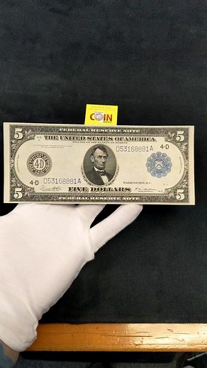Good Morning, this is a 1914 $5 CLEVELAND Federal Reserve Note in VERY FINE CONDITION 😲 #silverdegenerates #silverstacker #howyoustackin #neilbuys #rarenote | Nevada Coin Mart