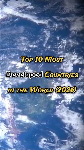 Top 10 most developed Countries in the World in 2025 (HDI) #world #developed #countries #shorts