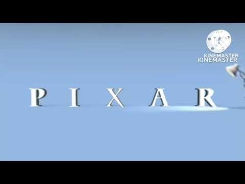 Walt Disney Pictures Pixar Animation Studios Logo in White Pitch