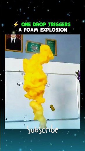 This Chemical Reaction Explodes Into Foam 🤯🧪