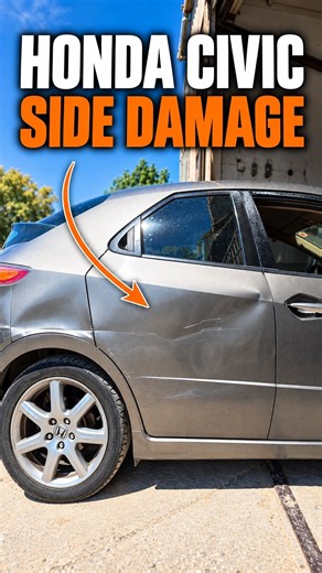 Honda Civic Side Damage Repair – Satisfying Transformation