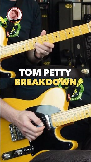 Learn it fast! - Tom Petty - Breakdown - Quick Riff #tompetty #breakdown #johnmcnicholas