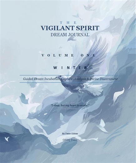 Dream Journal Christian | Vigilant Spirit Winter Edition | Guided Prayer & Biblical Dream Interpretation - Etsy