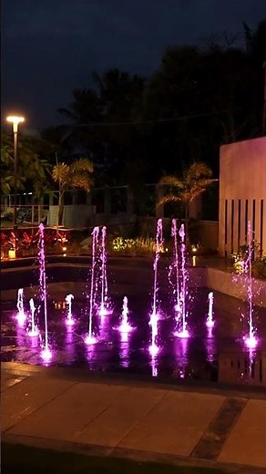 Night View Interactive Water Fountain: A Refreshing Retreat at MVN AERO ONE, Devanahalli