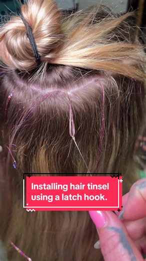 Latch Hook Hair Tinsel Install: Easy & Comfortable