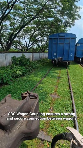 CBC Wagon Coupling ensures a strong and secure connection between wagons | #traincoupling #coupling